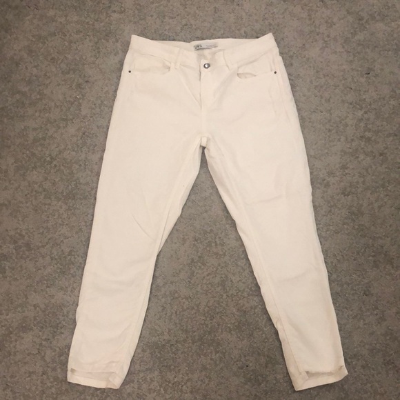 White Zara Denim Jeans